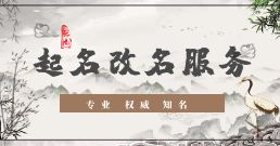 起名改名服务